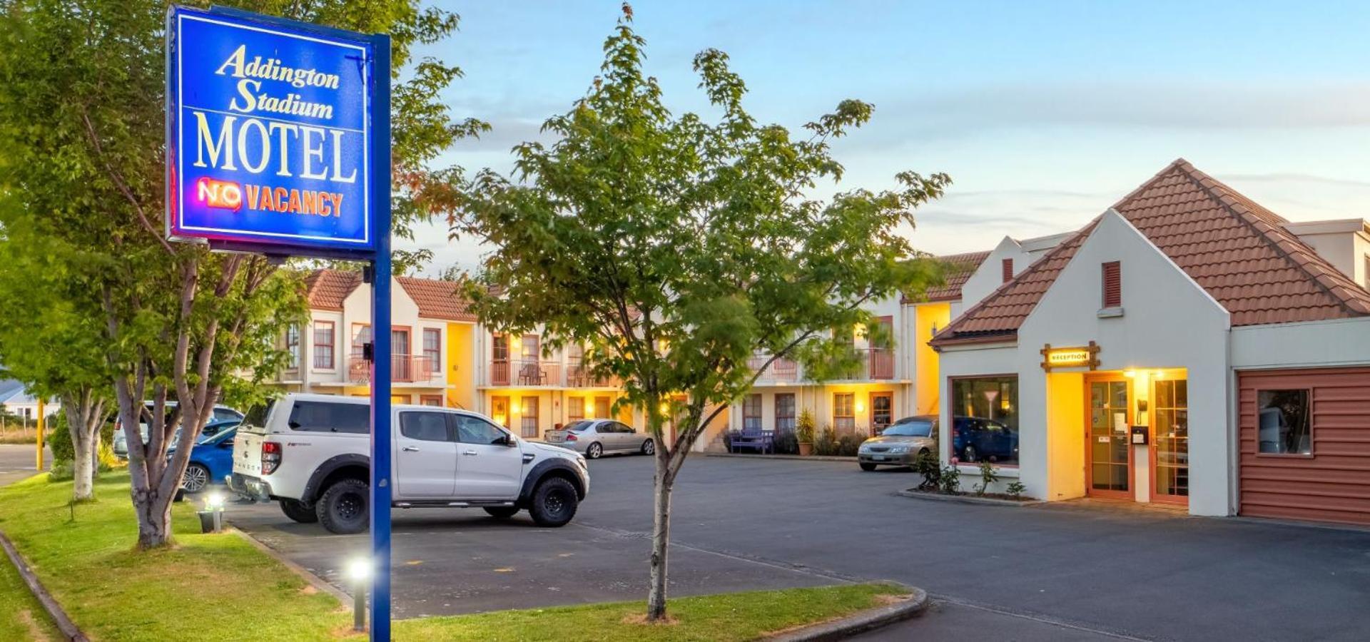 Addington Stadium Motel Christchurch Kültér fotó